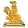 BOYULL Large Size Chinese Zodiac Rooster Year Golden Resin Collectible