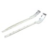 Roneeson Rear Left and Right Bumper Body Molding Trim Strip