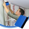 3Pcs Plastic Squeegee with Felt Edge, Decal Applicator Wallpaper Smoothing