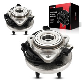 Torchbeam 515052 Front Wheel Bearing Hub Assembly Fit for Ford Explorer 1995-2001, Ford Ranger 2003-2009, Ford Explorer Sport Trac 2001-2005, Mercury Mountaineer 1997-2001, W/ABS 2 PCS 5 Lugs
