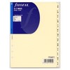 Filofax Refill Insert A-Z Index A5 Cream Ref 341664