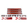 6Pcs Elevation Sierra Bed X31 Emblems Door Rear Tailgate Badge