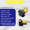 TRUPOW 12V DC Self-priming Gasoline Fuel Oil Transfer Pump with