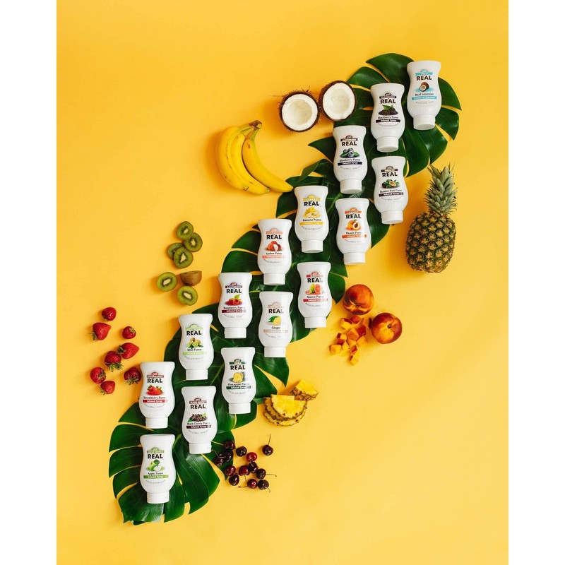 Coco Reàl, Cream of Coconut, 16.9 FL OZ Squeezable Bottle,