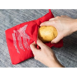 Tempo di Saldi Sacco Cuoci Patate in Microonde Riutilizzabile Ottimo per Dieta Borsa da Cucina