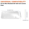 Keyiduid 2 Pack Clear License Plate Covers, License Plate Protector,
