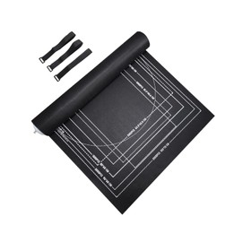 TINYOUTH Puzzle Mats for Puzzles up to 1000/1500/2000 Pieces, 1.5 mm Puzzle Mat Puzzle Accessories Puzzle Mat for Round Puzzle Square Puzzle & Rectangle Puzzle, Black