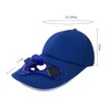 Gorra de béisbol con ventilador de energía solar, para golf,