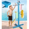 Usluole Pool Towel Rack Outdoor for Spa,Beach,Hot Tub, 4 Adjustable