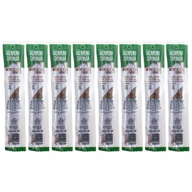Wenzel’s Farm Jalapeno Cheddar Sticks │Snack Sticks │ Flavorful, Naturally Smoked │ High Protein, Low Carb │ No MSG, Fillers, Binders, Artificial Colors │ Gluten Free | 16 sticks (8 packs of 2)