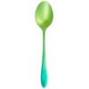 Horie Titanium Cutlery Dessert Spoon Gradient Green TC-04-06