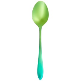 Horie Titanium Cutlery Dessert Spoon Gradient Green TC-04-06