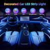 Acrylic Interior Car LED Strip Light, Dreamcolor 10-in-1 RGB Ambient