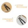 WOONEKY Handheld Leather Hole Punch Tool Ergonomic Carbon Steel Pliers