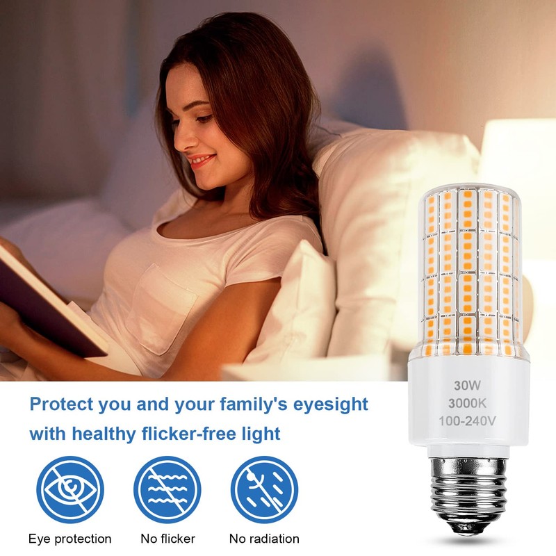 Led Light Bulb Equivalent 250w 2pcs Super Bright Led Bulbs,