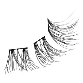 Pestañas Postizas Mink Kiss Falscara Natural Wispy Wisps 24pzas Fácil Aplicación Larga Duración