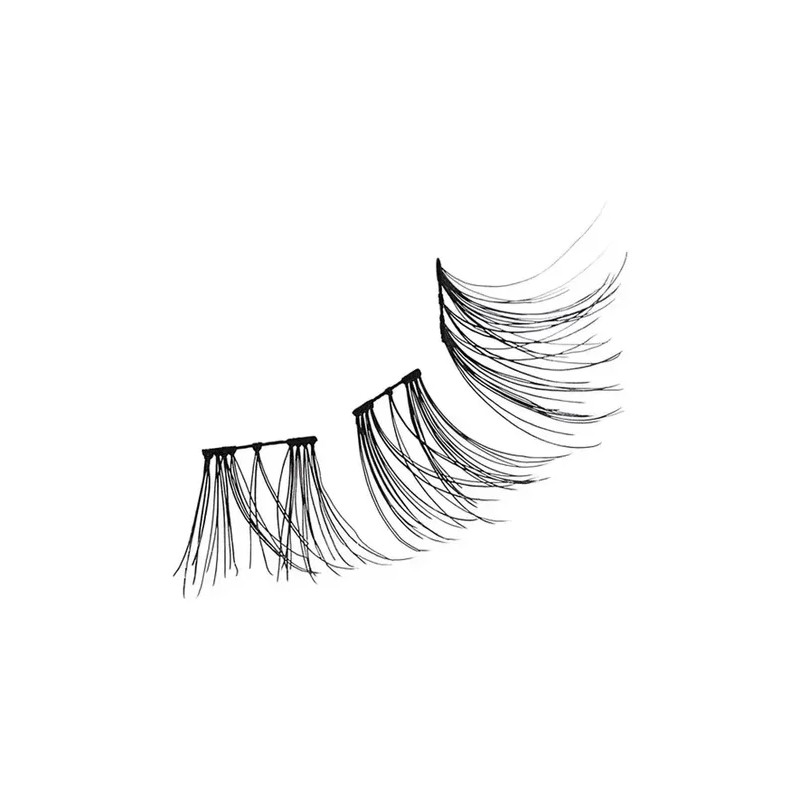 Pestañas Postizas Mink Kiss Falscara Natural Wispy Wisps 24pzas Fácil