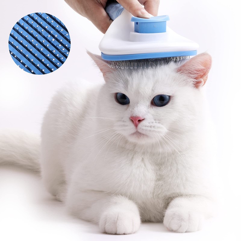 7Pcs Dog & Cat Grooming Kit, Deshedding Brush, Bath Scrubber,