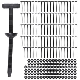 SYOWADA 100 Piezas De Cinchos de Plástico Autoblocantes, Prácticas Hebillas de Nylon, Adecuadas para Mantenimiento de Automóviles, Oficinas Y Fijación
