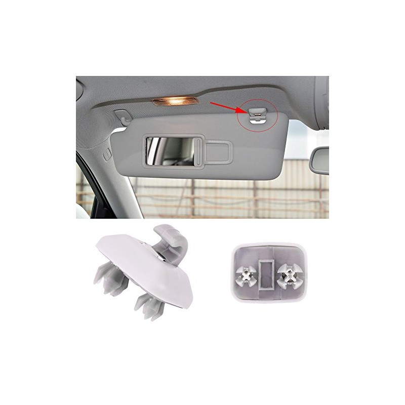 Clip para Parasol Interior, Soporte de Gancho para Visera para