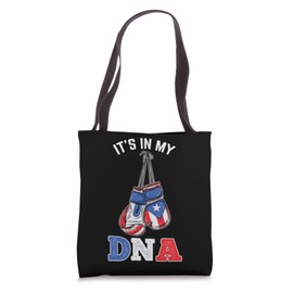 Its In My DNA Puerto Rican Boxing Tote Bag