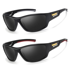 Myiaur Polarized Running Sunglasses for Men Women, Wrap Around Sunglasses with UV400 Protection for Sports Fishing Cycling