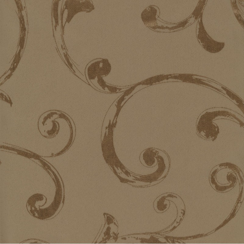 Elrene Home Fashions Mia Jacquard Scroll Blackout Window Curtain, 52"