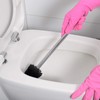 Qulable Toilet Brushes Stainless Steel Toilet Brush with Flexible Soft