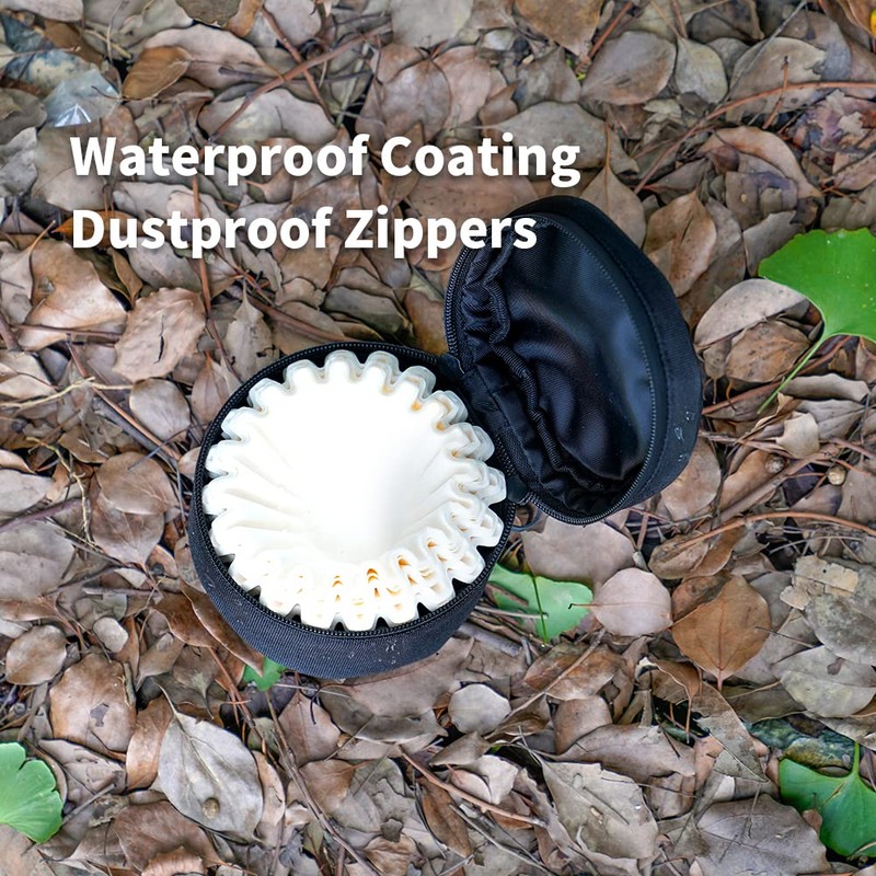 watchget Basket Coffee Filter Holder Coffee Filter Storage Bag Round