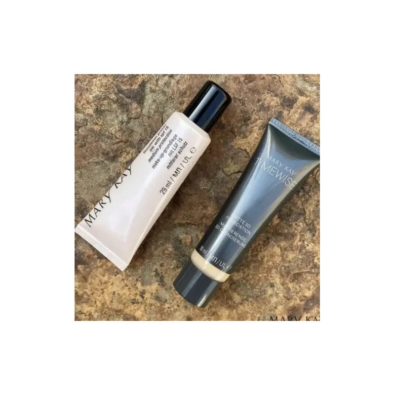 Maquillaje Líquido Mate Timewise 3d + Primer Fps15 Mary Kay