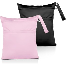2 Piezas Bolsa Impermeable Para Natación, Bolsa Para Pañales De Bebe, 30x36 Cm, TPU Impermeable, Ideal Para Viajes, Piscina