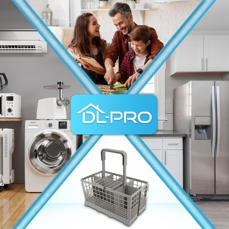 DL-pro Universal Dishwasher Cutlery Basket 24.5 x 14 cm Cutlery