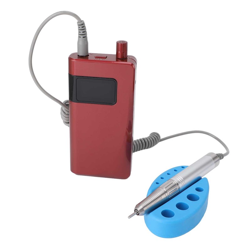 35000RPM Cordless Nail Drill Electric File Forward Reverse LCD Display