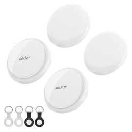 Tracker Air Smart Tags-4 Pack Bluetooth Luggage Tracker Tags Item Finder Work with Find My App iOS only Keys Finder Bag Pet Tracker Item Locator GPS Tracker for Dogs Cat Tracker (Not for Android)