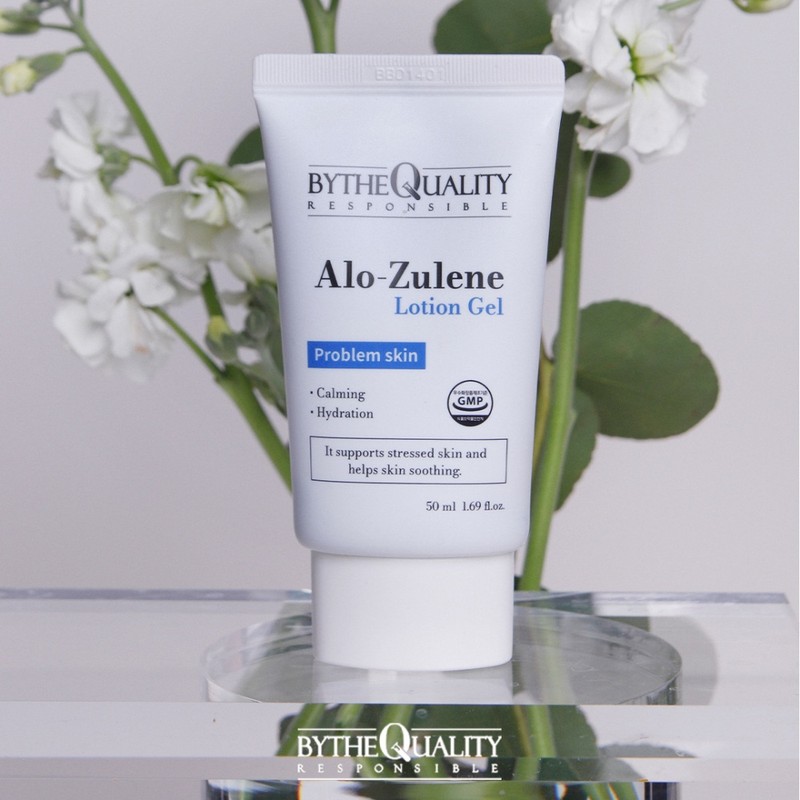 By the Quality Alozulene Lotion Gel 50ml Bader Quality /