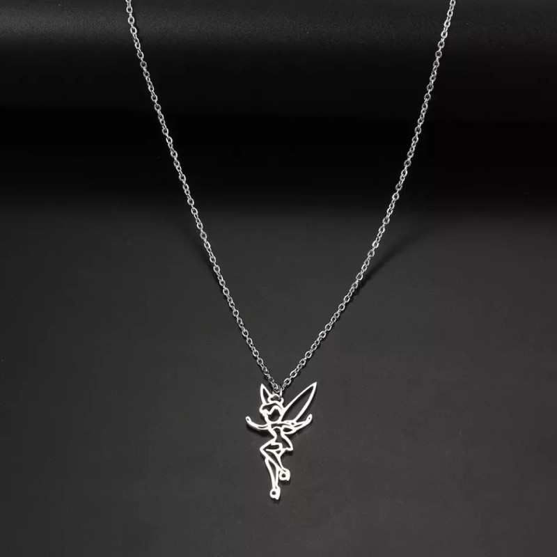 Jextech Collar Hada Campanita Peter Pan Joyeria Moda Regalo Mujer