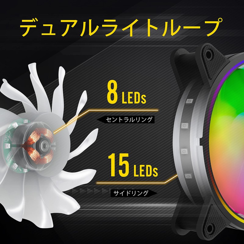 EZDIY-FAB 120mm RGB PC Case Fan 5V 3PIN ARGB Motherboard