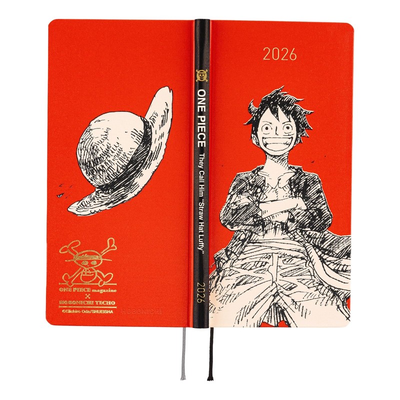 Nihon Notebook, 2026 Weeks, English Edition, One Piece Magazine, Luffy