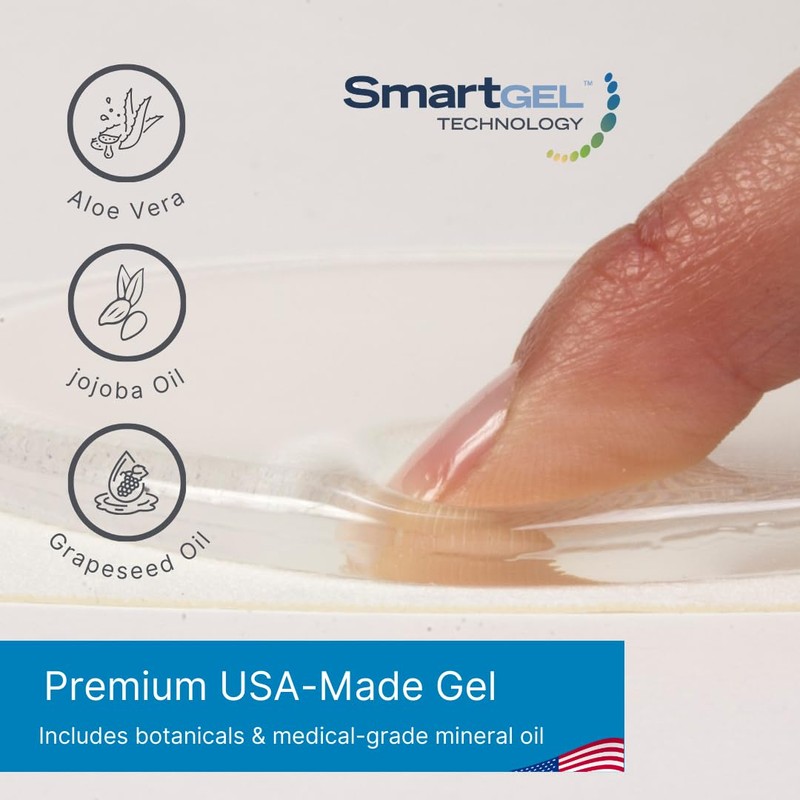 NatraCure Vented Moisturising Gel Heel Sleeves (608-M CAT) - Size: