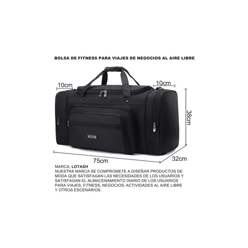 Maleta Deportiva Extra Grande para Portátil y Viaje – 85 L,