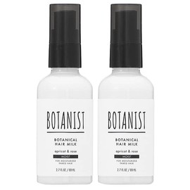 Botanist Botanist Botanical Hair Milk, Moist Apricot & Rose, 2.7 fl oz (80 ml), Set of 2, Outbust Treatment