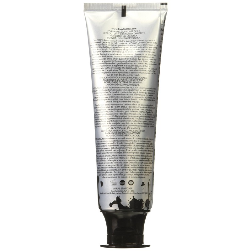 Pulp Riot Semi-Permanent Hair Color for Unisex, Smoke Grey, 4