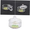 Baluue 2pcs Crystal Nail Cup Gel Nail Remover Kit Nail