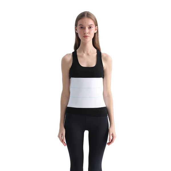 UIEE-KSEE 12" Abdominal Binder for Post Surgery & Postpartum Recovery,