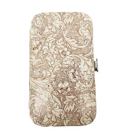 Manicure Set For Women Girls Men Boys Nail Tools & Pedicure Kit With William Morris Deisgn In Luxury Travel Case (Batchelors Button)