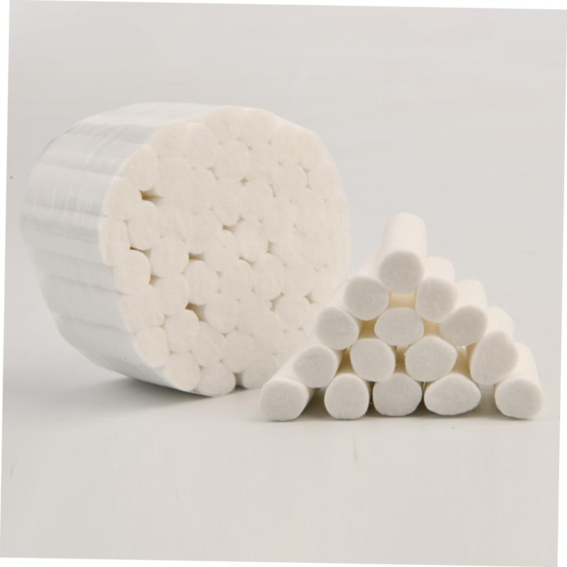 FOMIYES 1 Box Rolled Cotton Nose Plugs for Nose Dentists