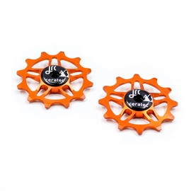 12T Pulley Wheel for SRAM Rival/Force/Red AXS - Orange