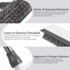 Mitclear Spazzola per Pavimenti con Manico Lungo(128cm), 2 in 1