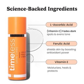 Timeless Vitamin C Plus E 10 Percent Ferulic Acid Serum Serum Unisex 4 oz