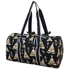 Teepee Print NGIL Large Quilted Duffle Bag